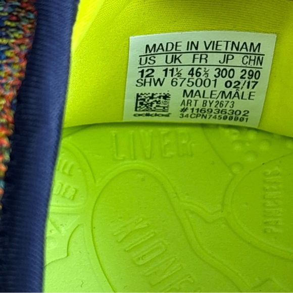 🔥🔥🔥Adidas Tennis HU x Pharrell Multi-Color 2017 Size: 12🔥🔥🔥 - Picture 10 of 10